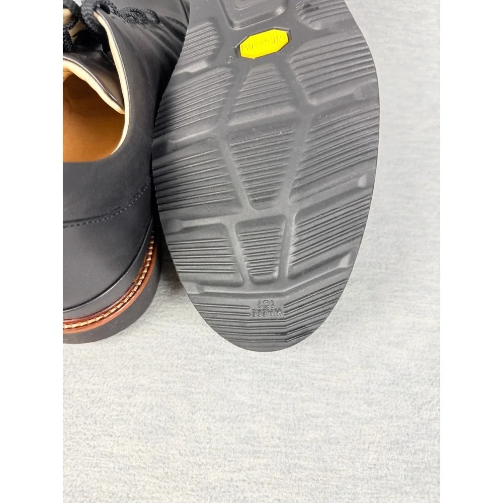 Samuel Hubbard Dress Fast Black Leather Oxfords Mens 11.5 M1310-068 Vibram Sole